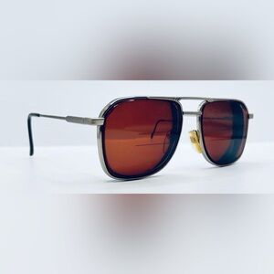 Vintage Sebastiano Silver Pilot Sunglasses Frames Only